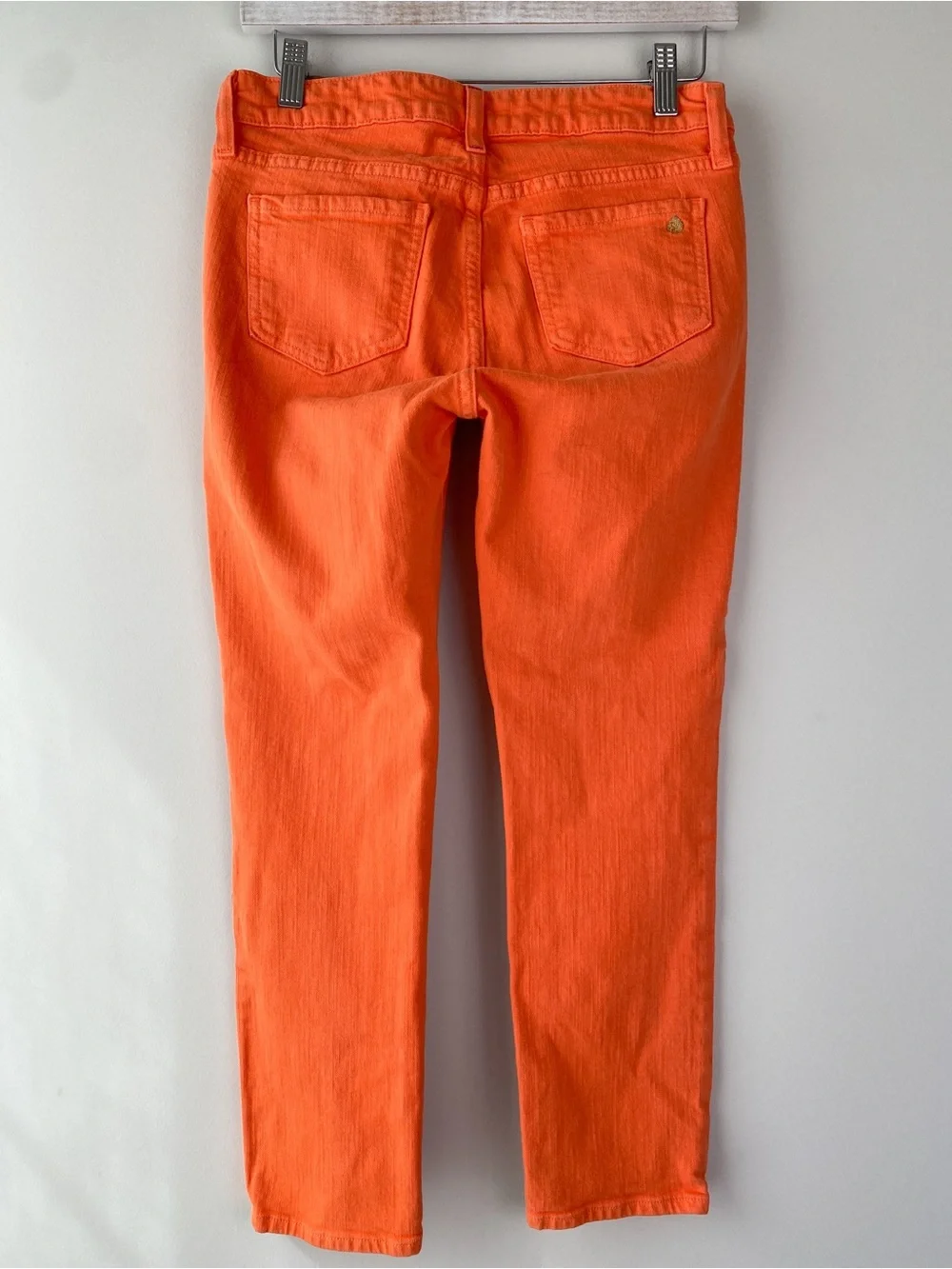 Kate Spade Womens Perry Street Jeans 27 Orange Play Hooky Chic Preppy